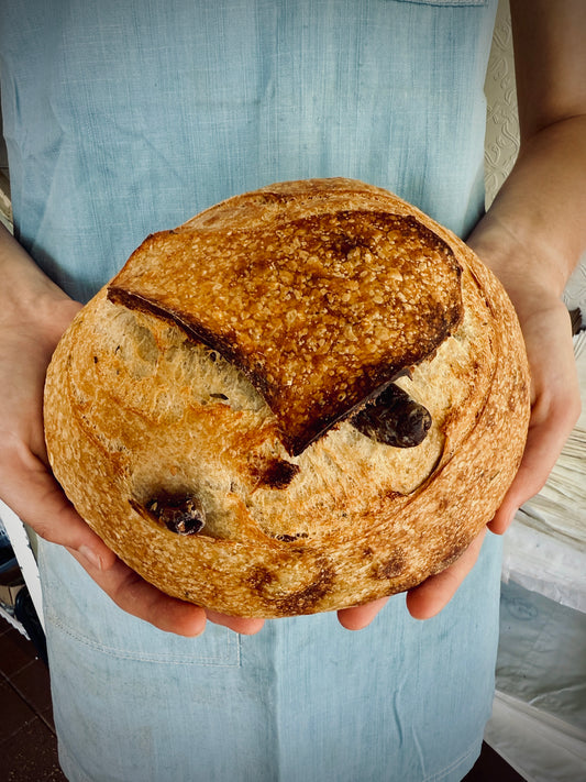 Kalamata Olive, Lemon & Rosemary Sourdough Loaf - The Wonky Loaf