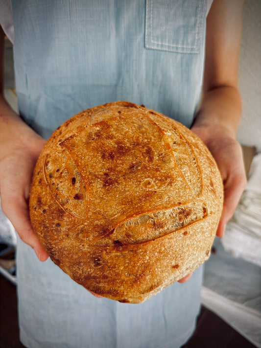 Smoked Potato, Cheddar & Caramelised Onion Sourdough Loaf - The Wonky Loaf