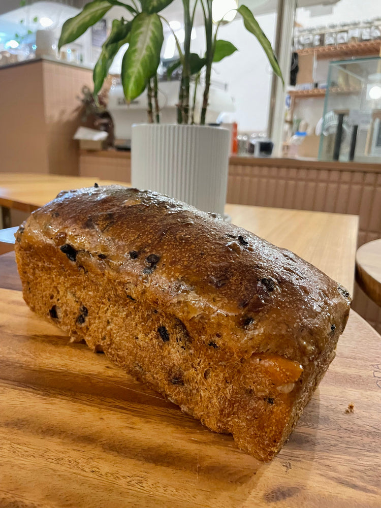 Apricot, Date & Ginger Sourdough Fruit Loaf