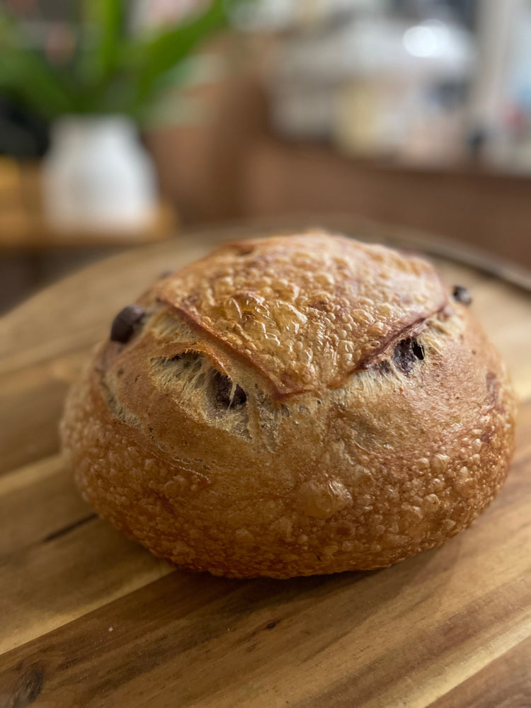 Kalamata Olive Sourdough Loaf